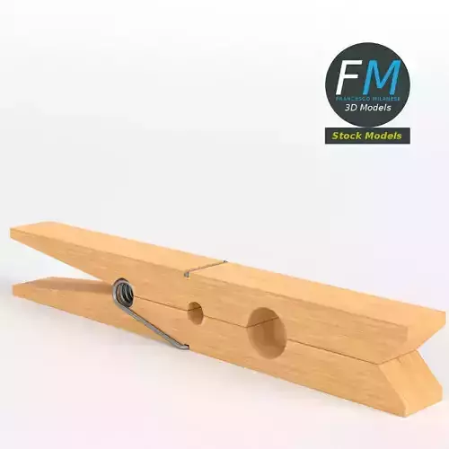 Clothespin wooden clothes peg
