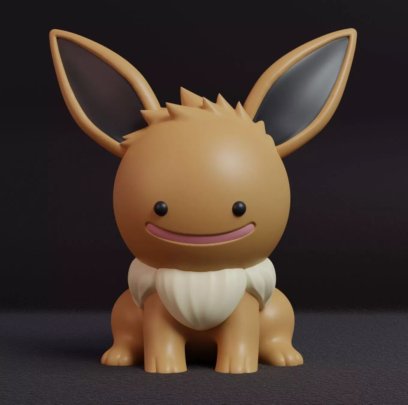 Pokemon - Ditto Eevee 3MF Free 3D print model