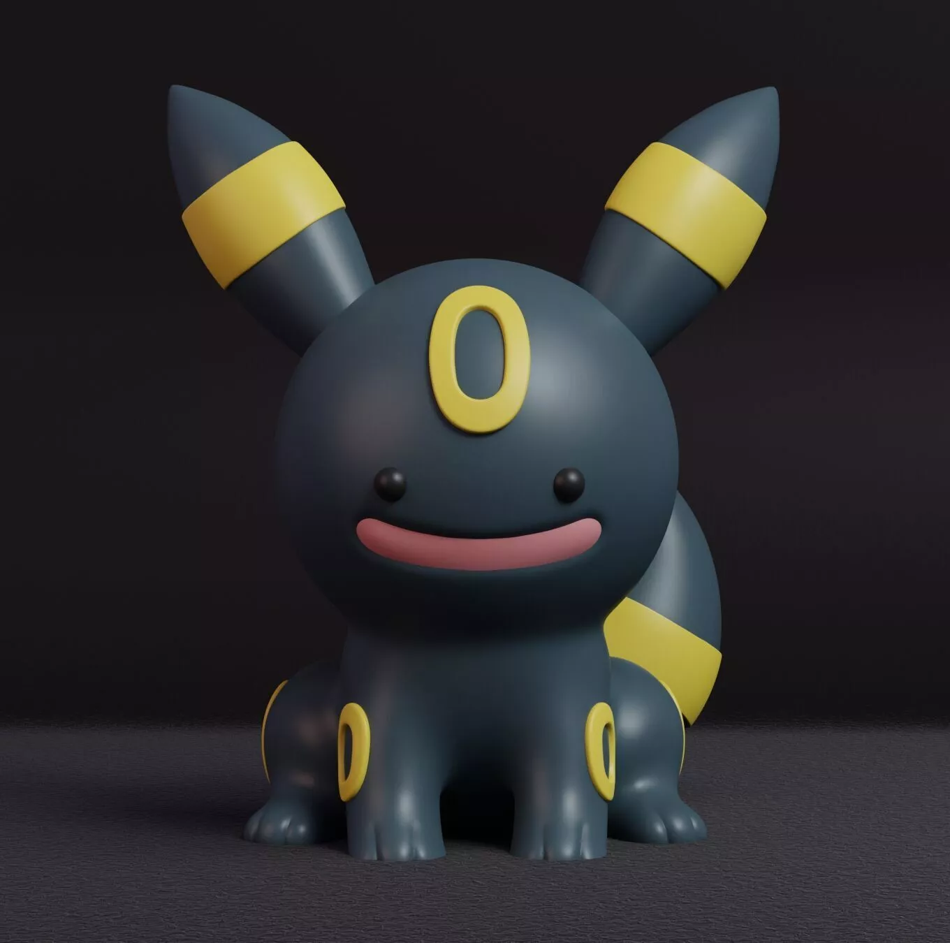 Pokemon - Ditto Umbreon 3MF 3D print model