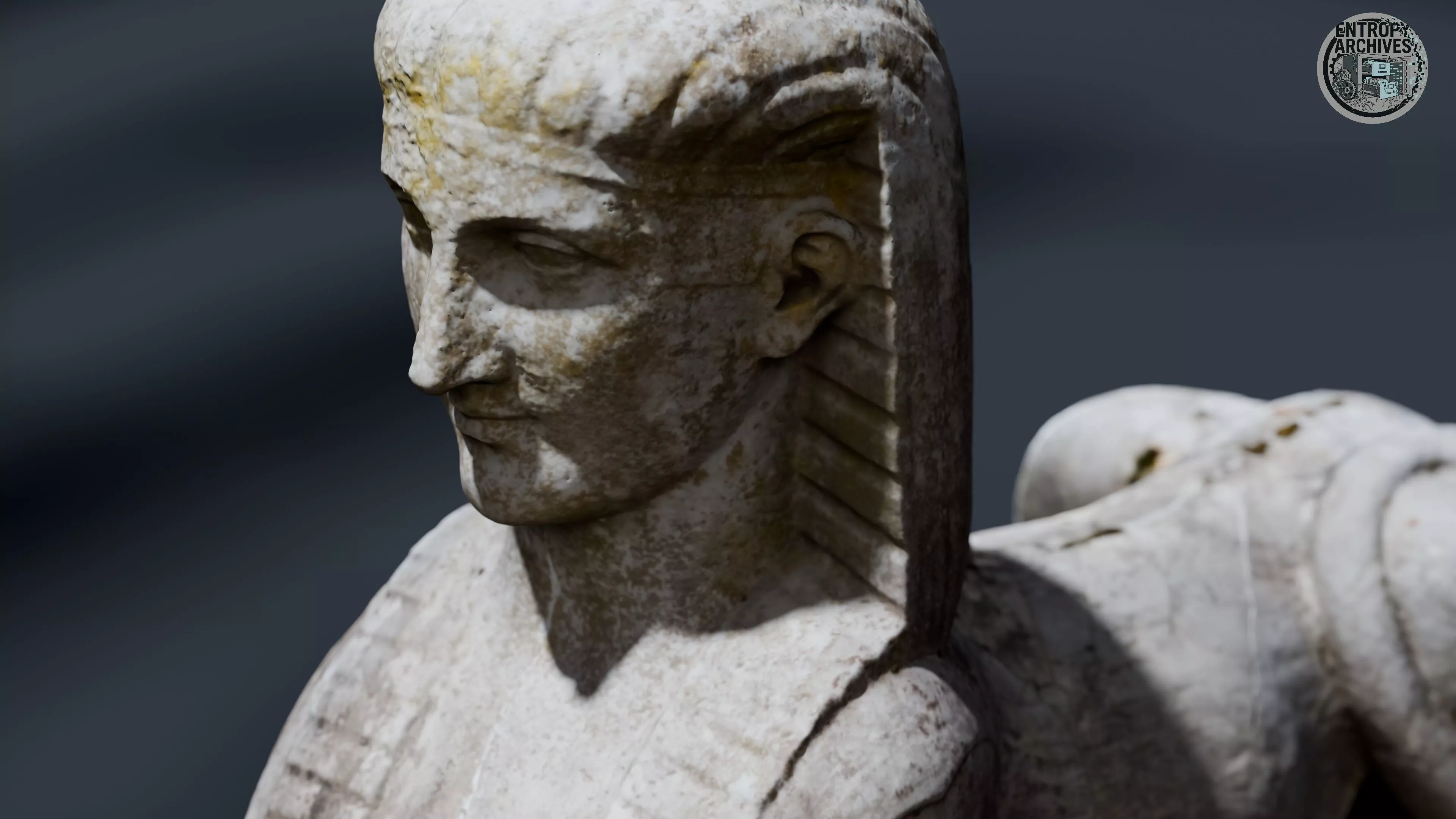 Stone Sphinx Monument - 16K High Poly Source 3D model