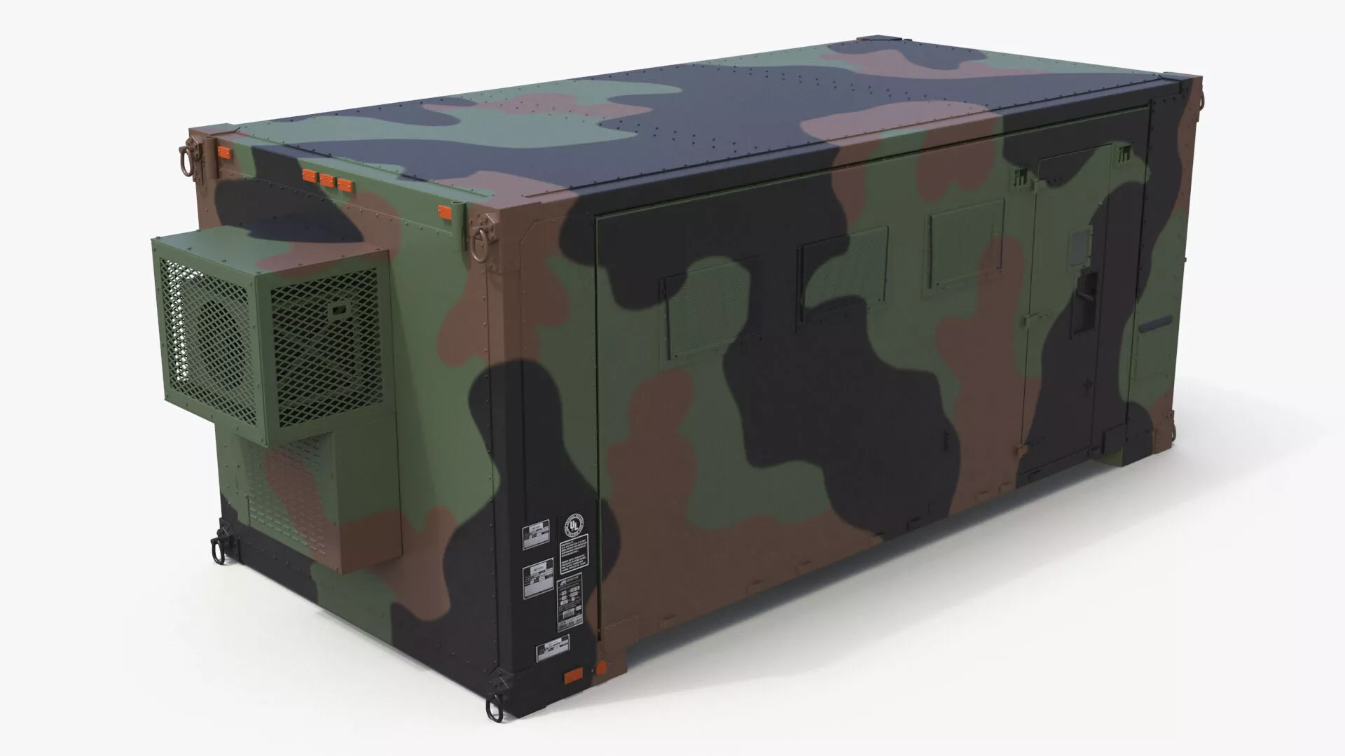 Military Mobile Command Center Camouflage 3D model | CGTrader
