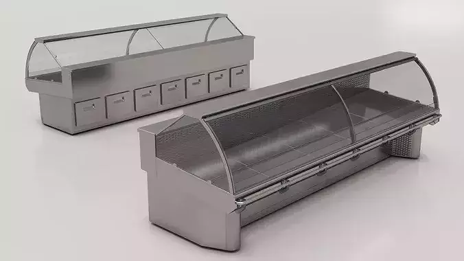 Refrigerated Display Case 3D model 3