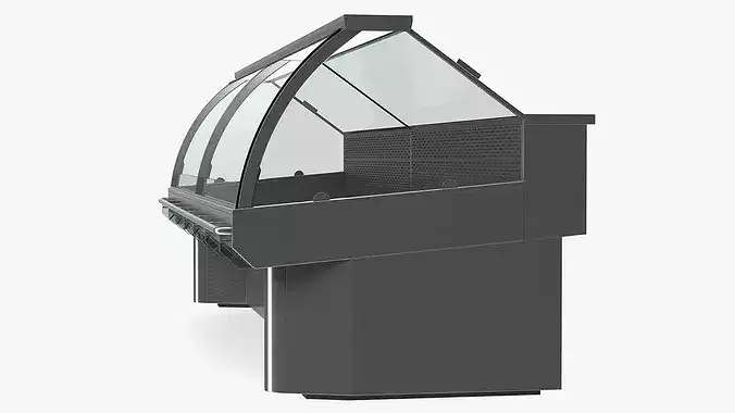 Refrigerated Display Case 3D model 6