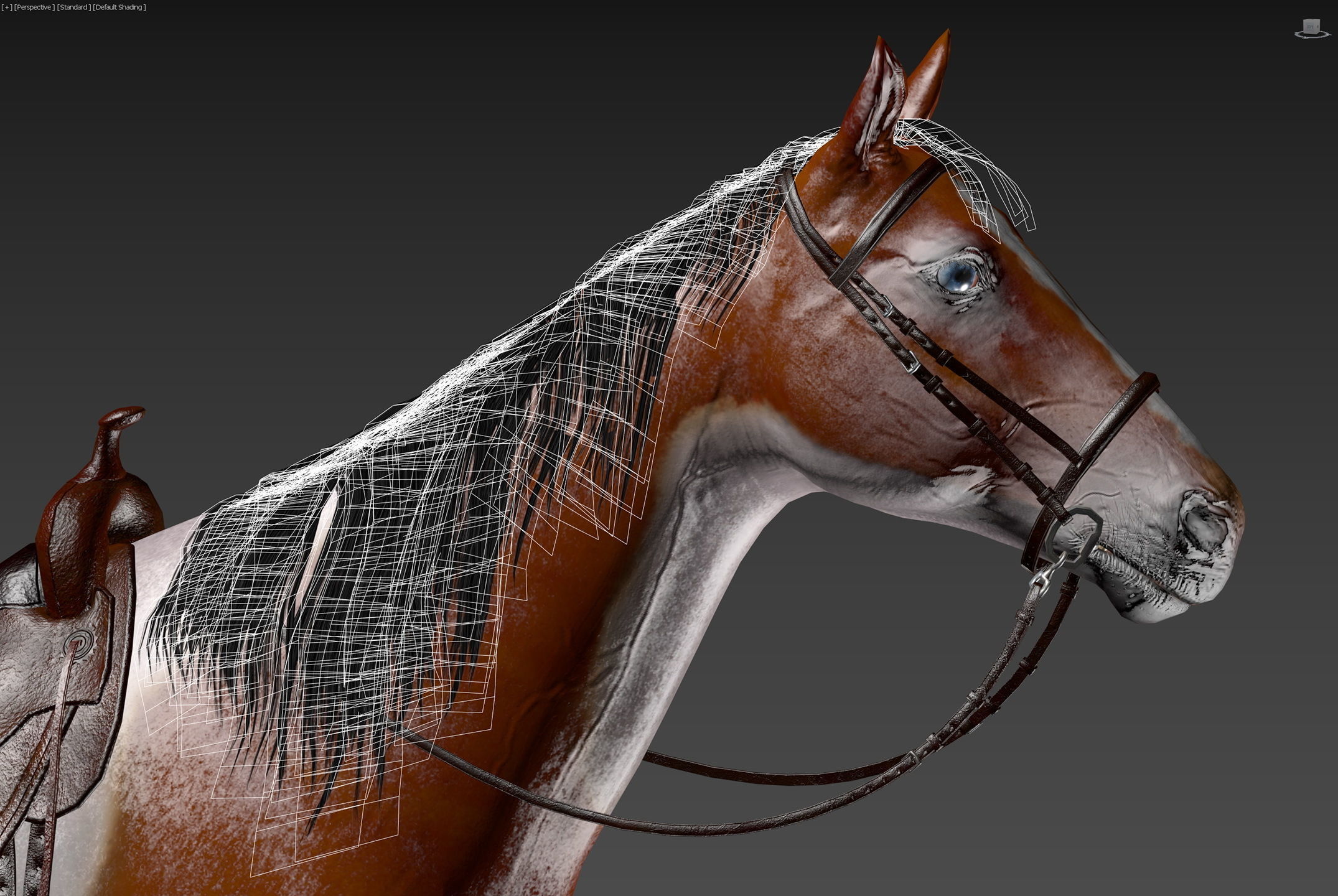 Animated Horses 3DS Max 3D model_19