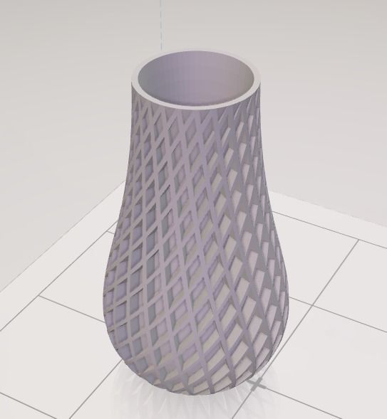 Flower Vase 3D print model_0