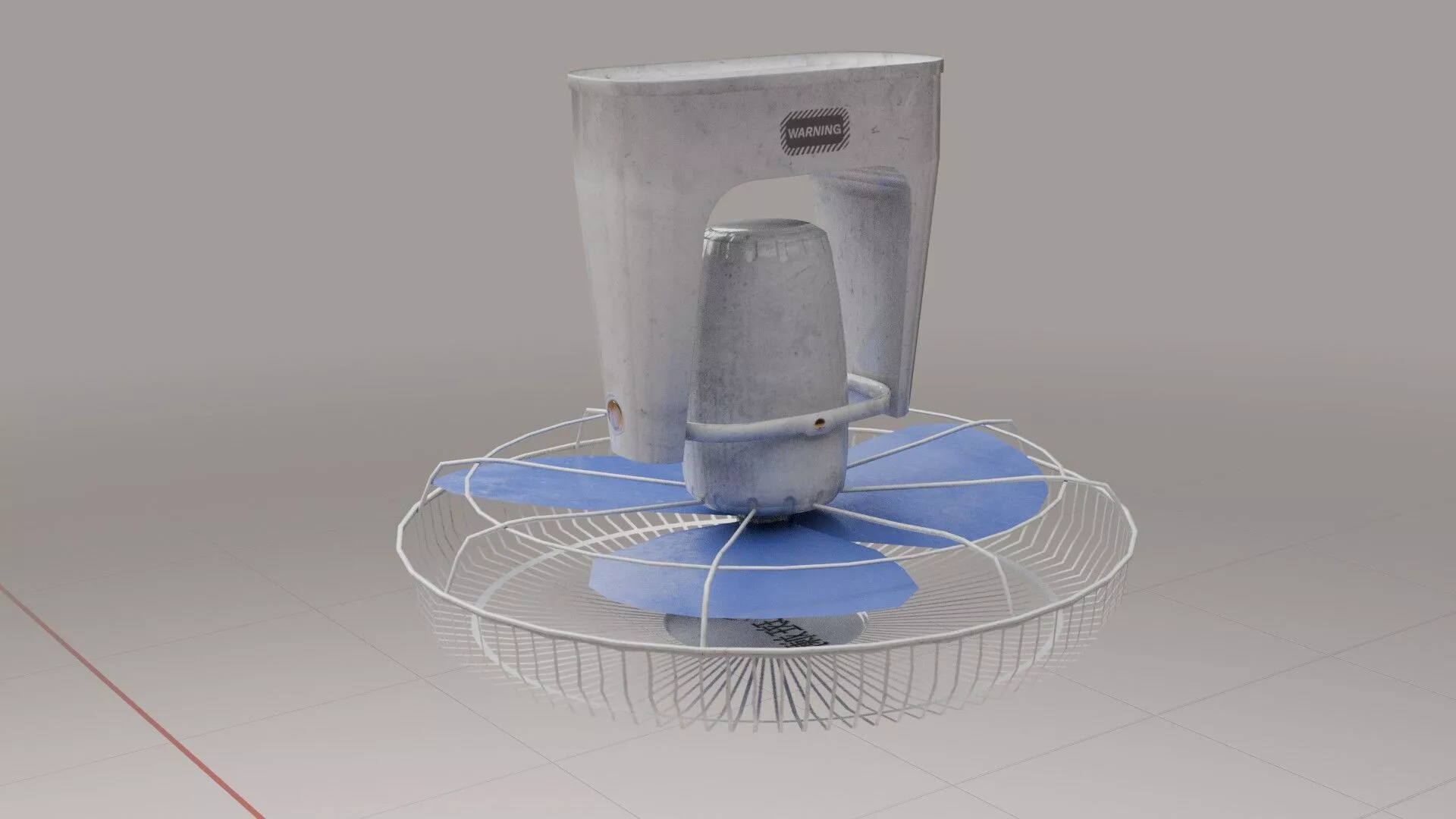 Ceiling Fan Free low-poly 3D model