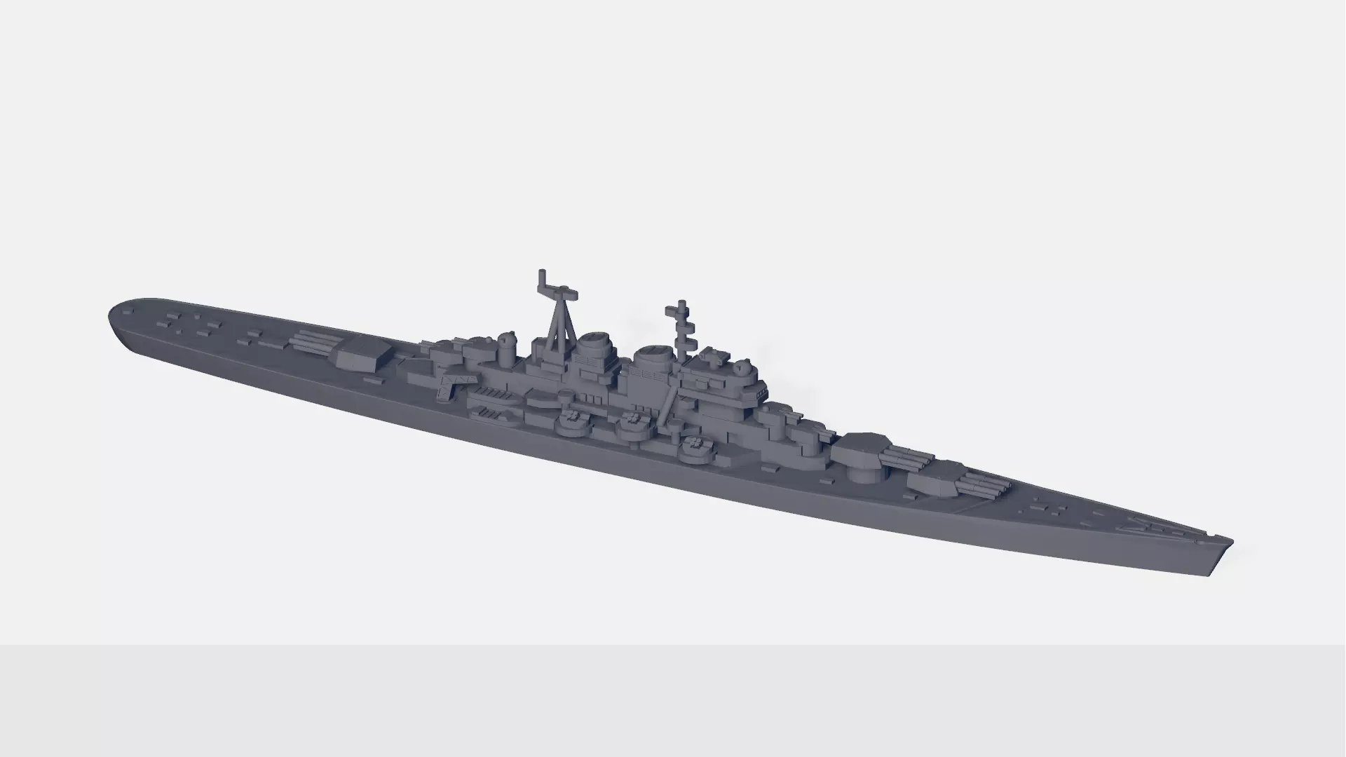Project 66 Heavy Cruiser 3D print model