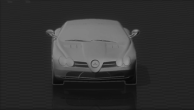 Car Mercedes SLR 3D print model