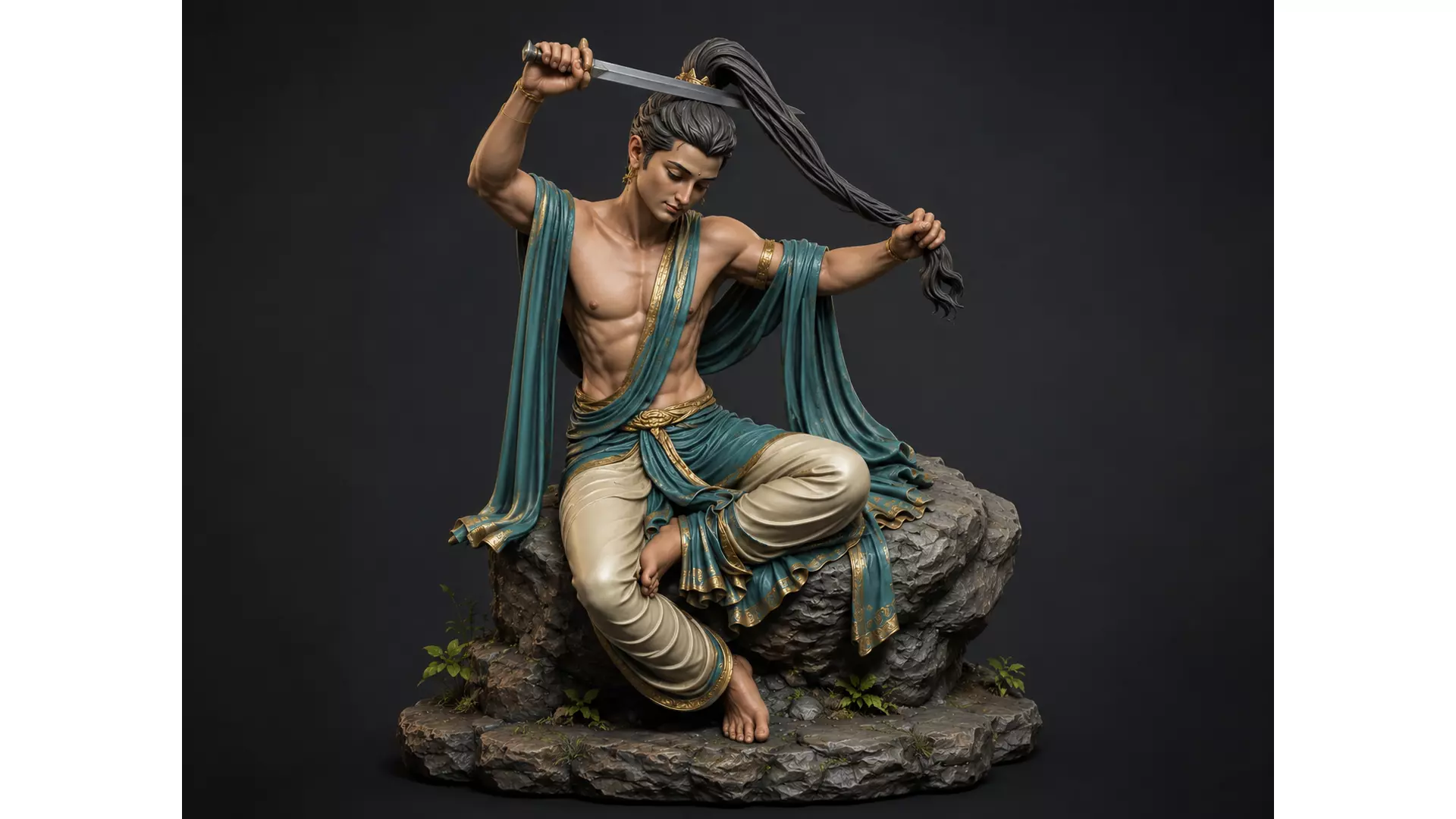 Buddha Ascetic 3D Scanning STL Printable 501333 3D print model