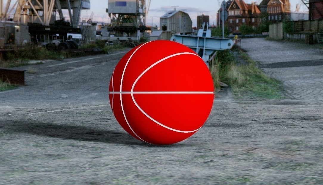 Basketball ball for gta san andreas 3D print model_2