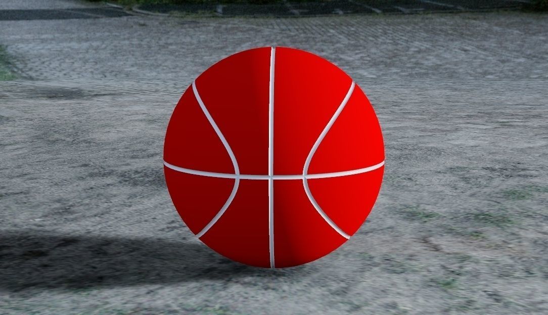 Basketball ball for gta san andreas 3D print model_1