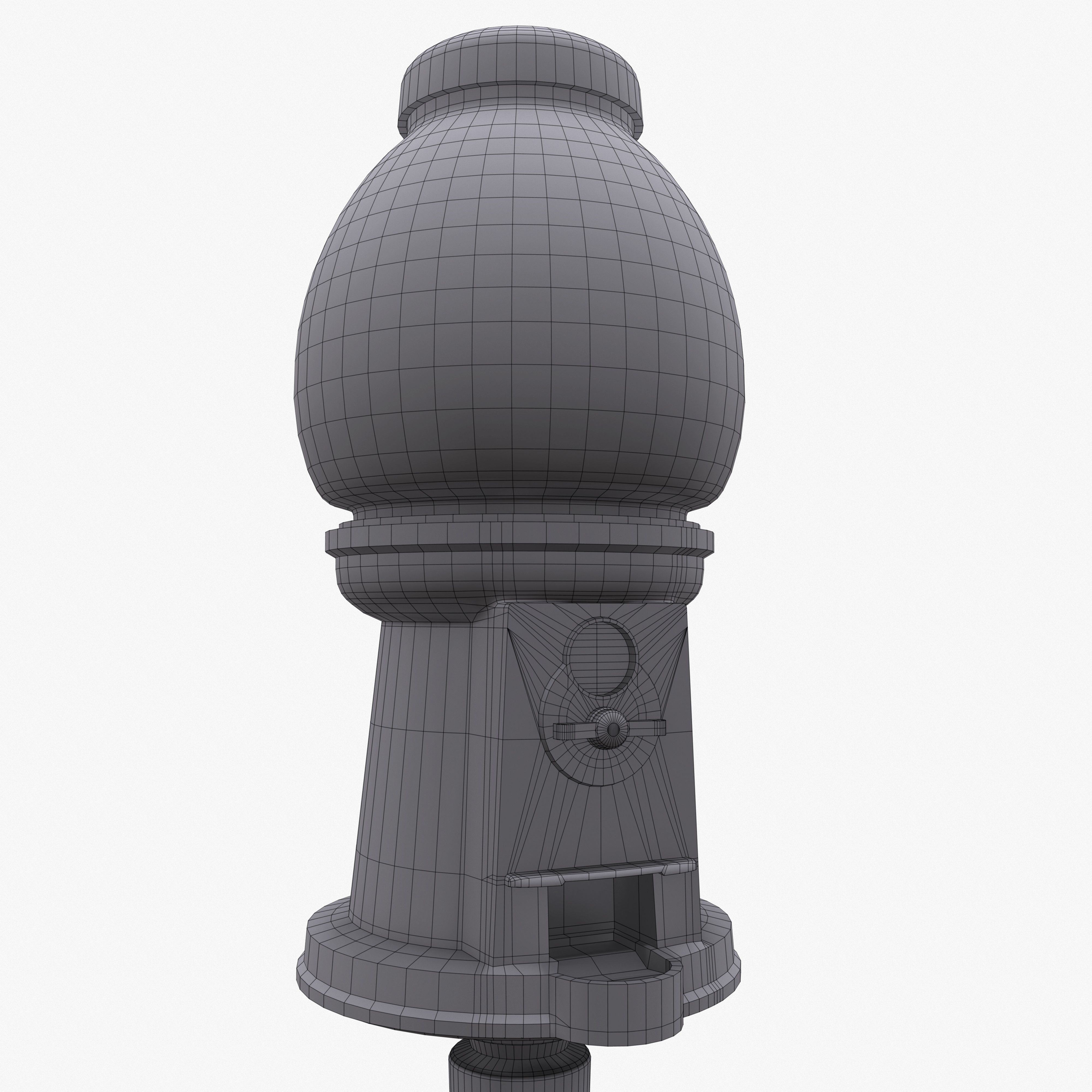 Gumball Machine Game Ready PBR Textures Low-poly 3D model_19