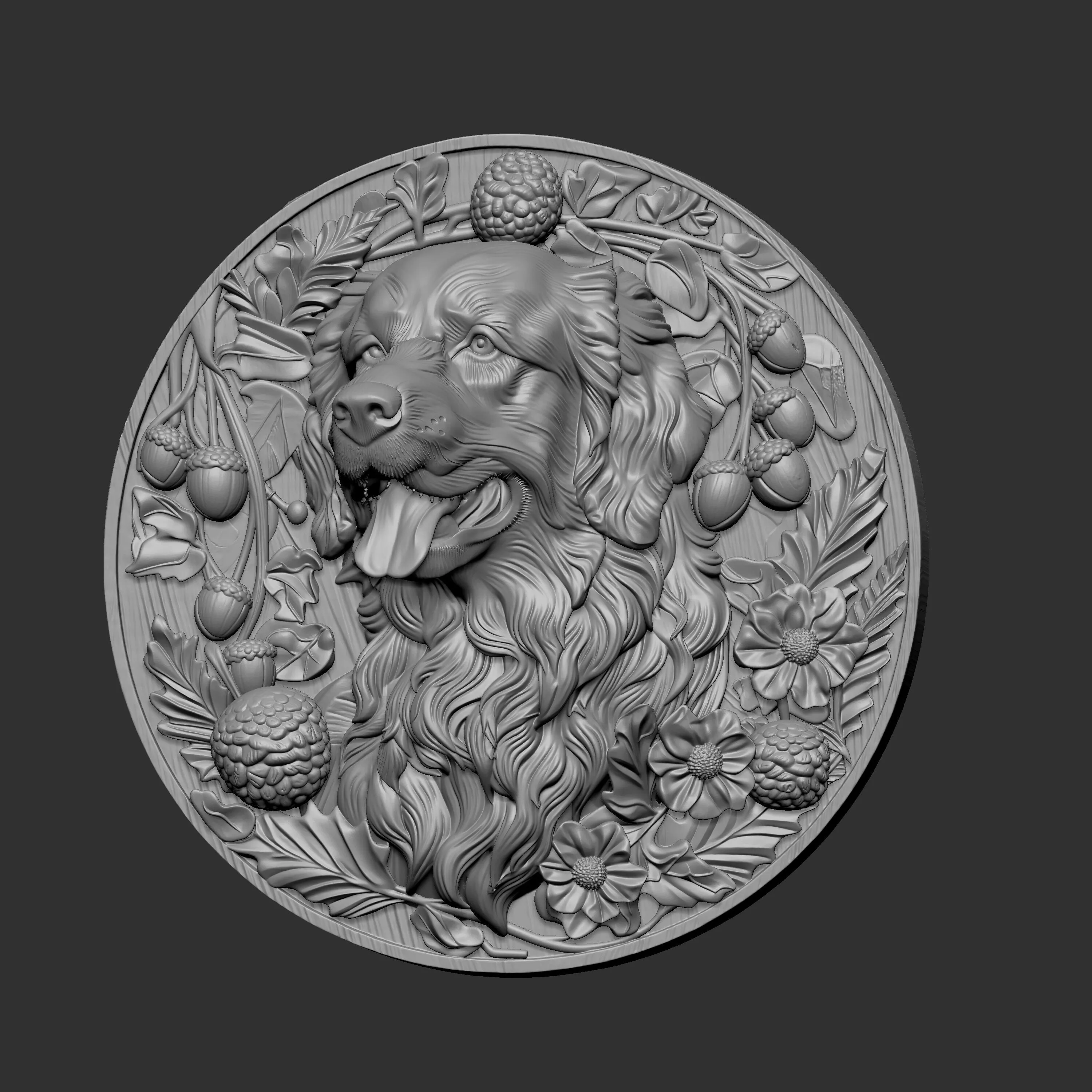 Golden Retriever 3D print model