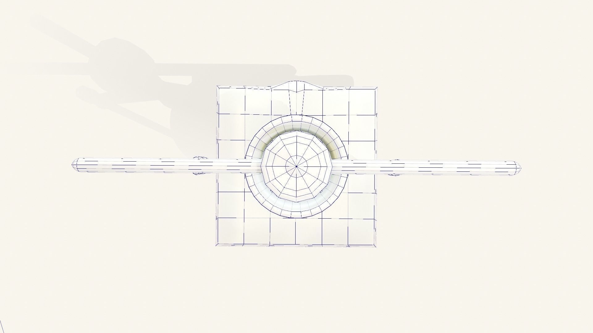 Antique Wine Press Low-poly 3D model_8