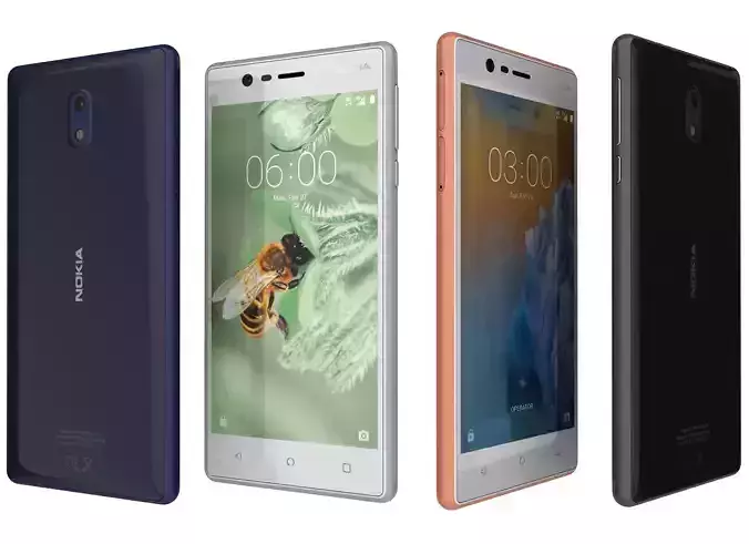 Nokia 3 All Colors
