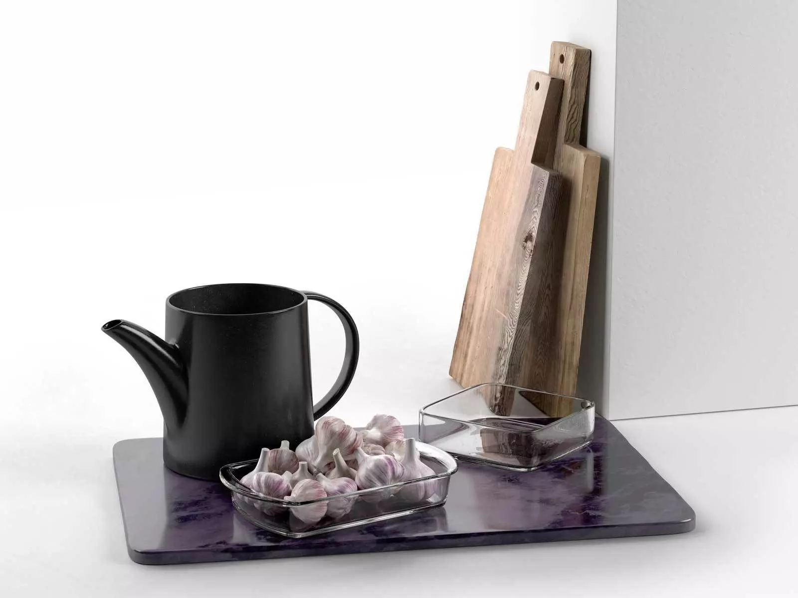 Kitchen Composition with Teapot 3D model_0