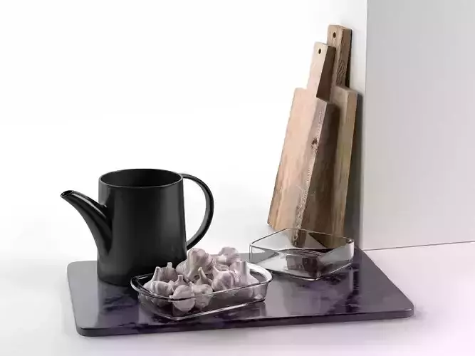 Kitchen Composition with Teapot