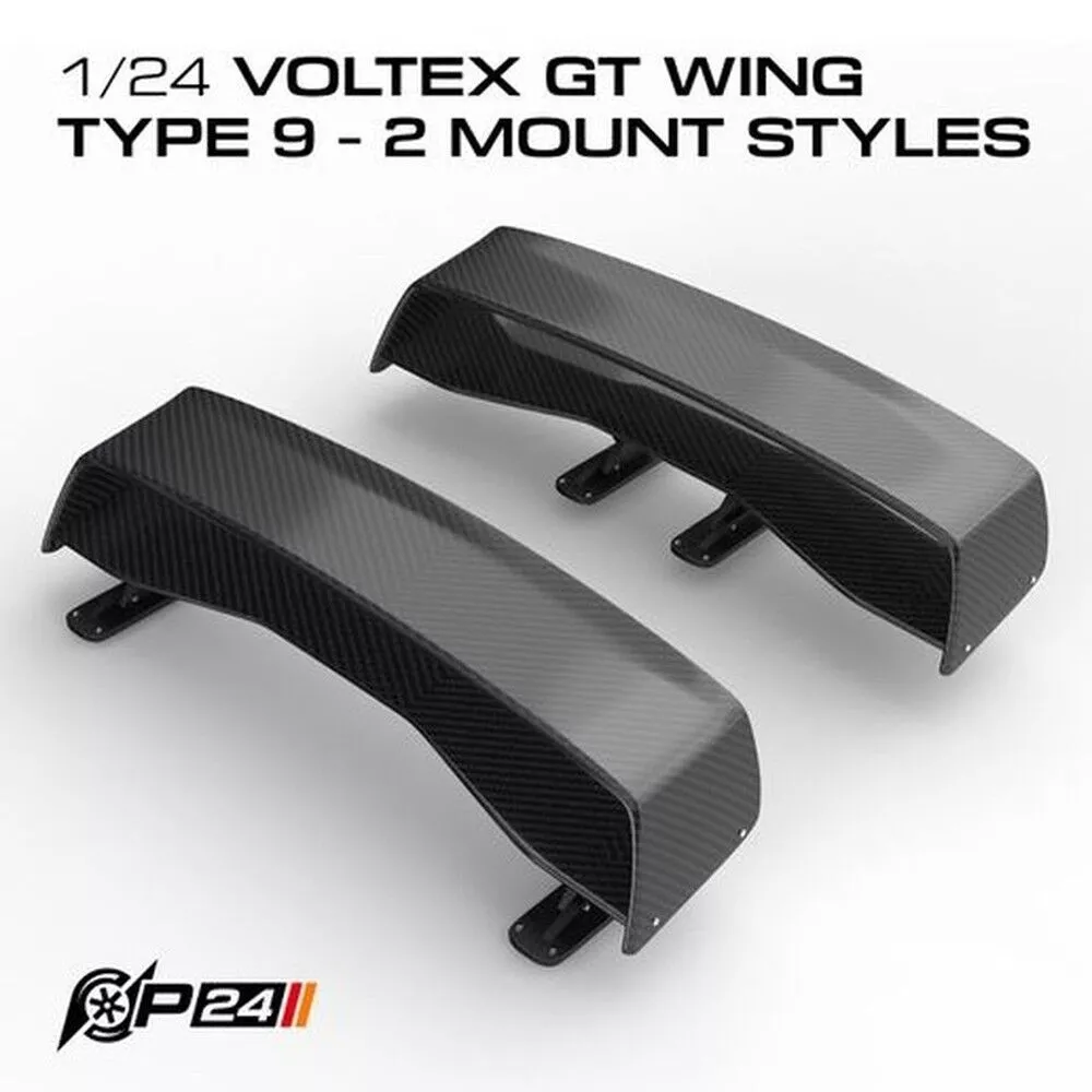 1-24th Voltex GT Wing Type 9 - 2 mount styles 3D print model