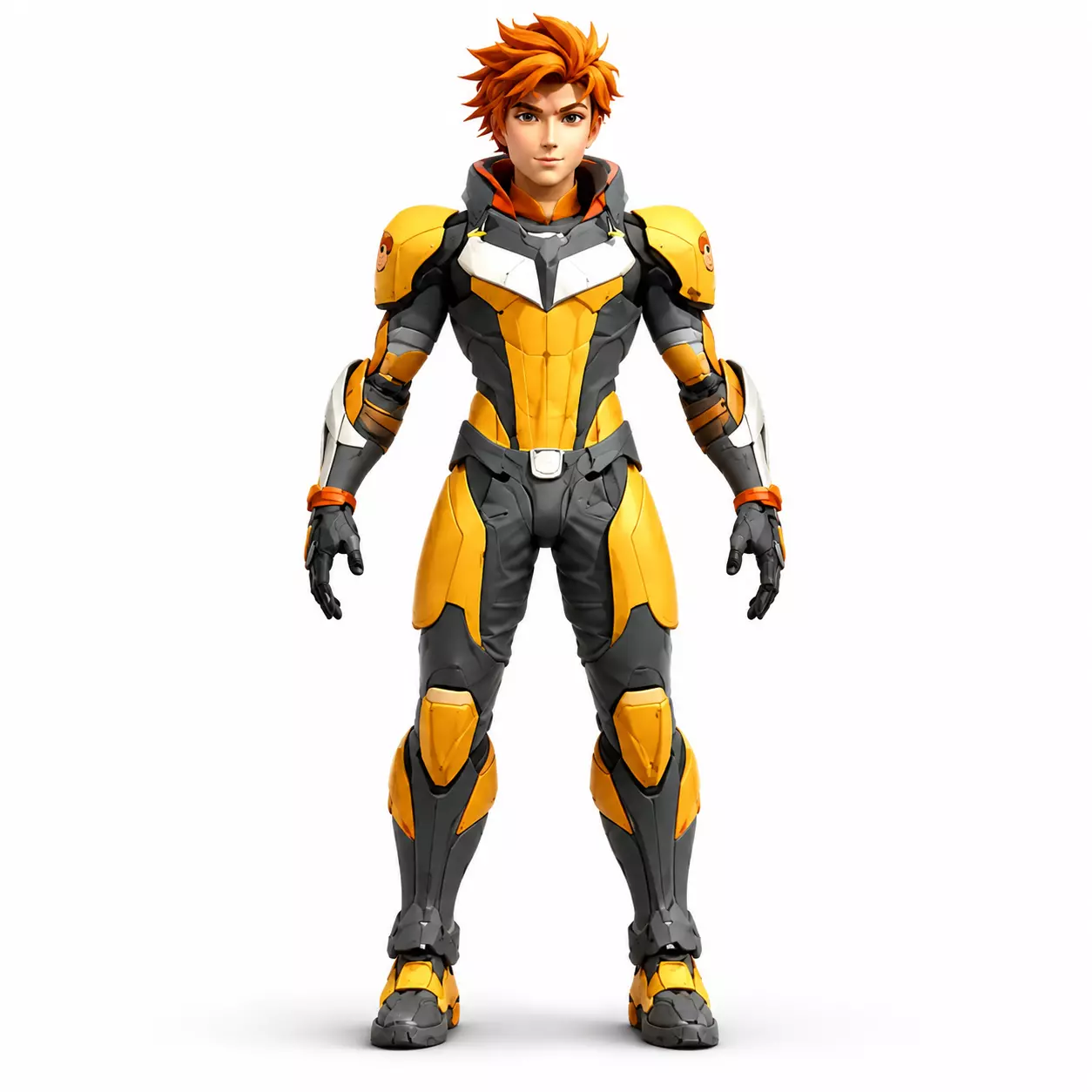 Stylized Sci-Fi Male Character Low-poly 3D model
