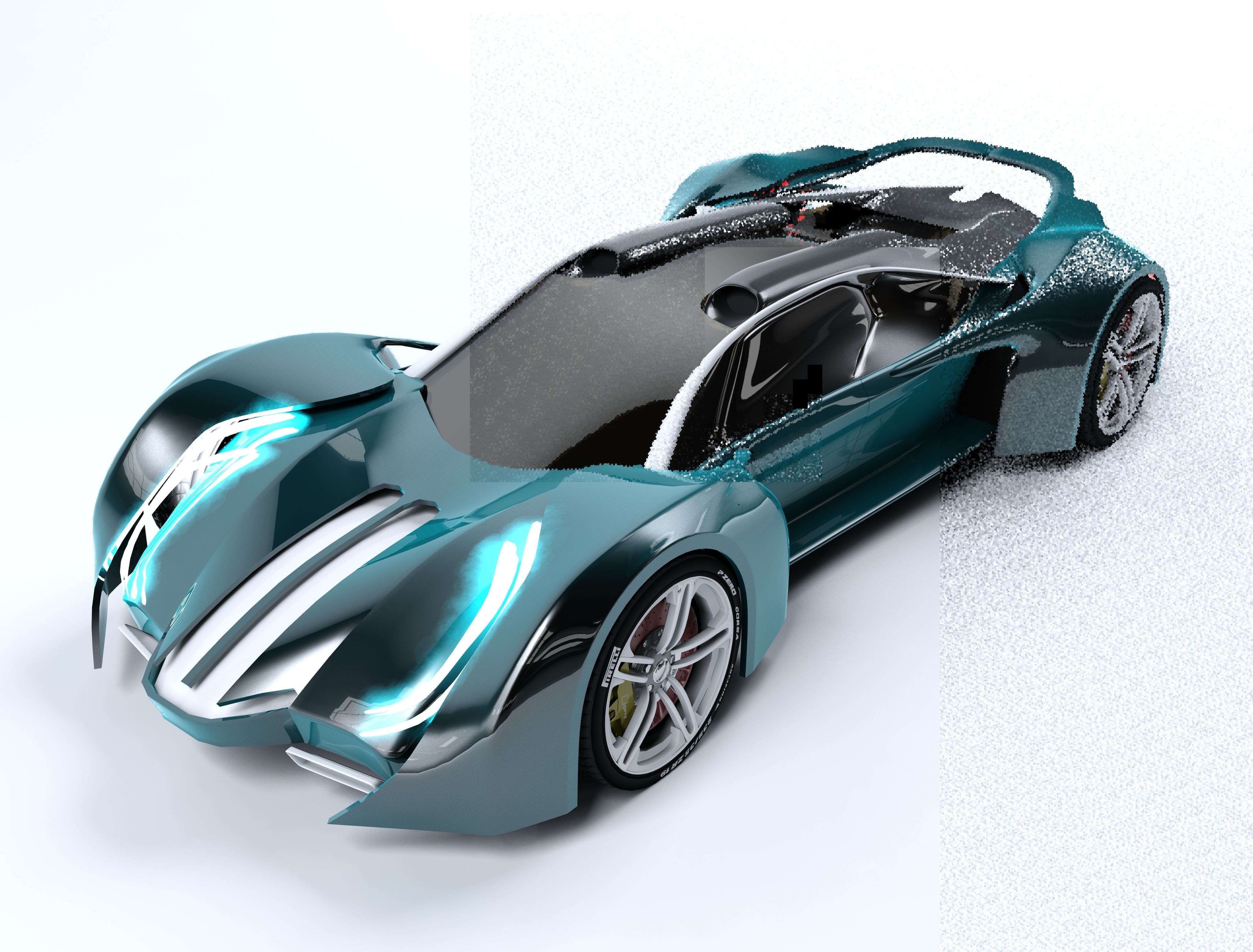 aurora returns 2017 concept car 3D model_4