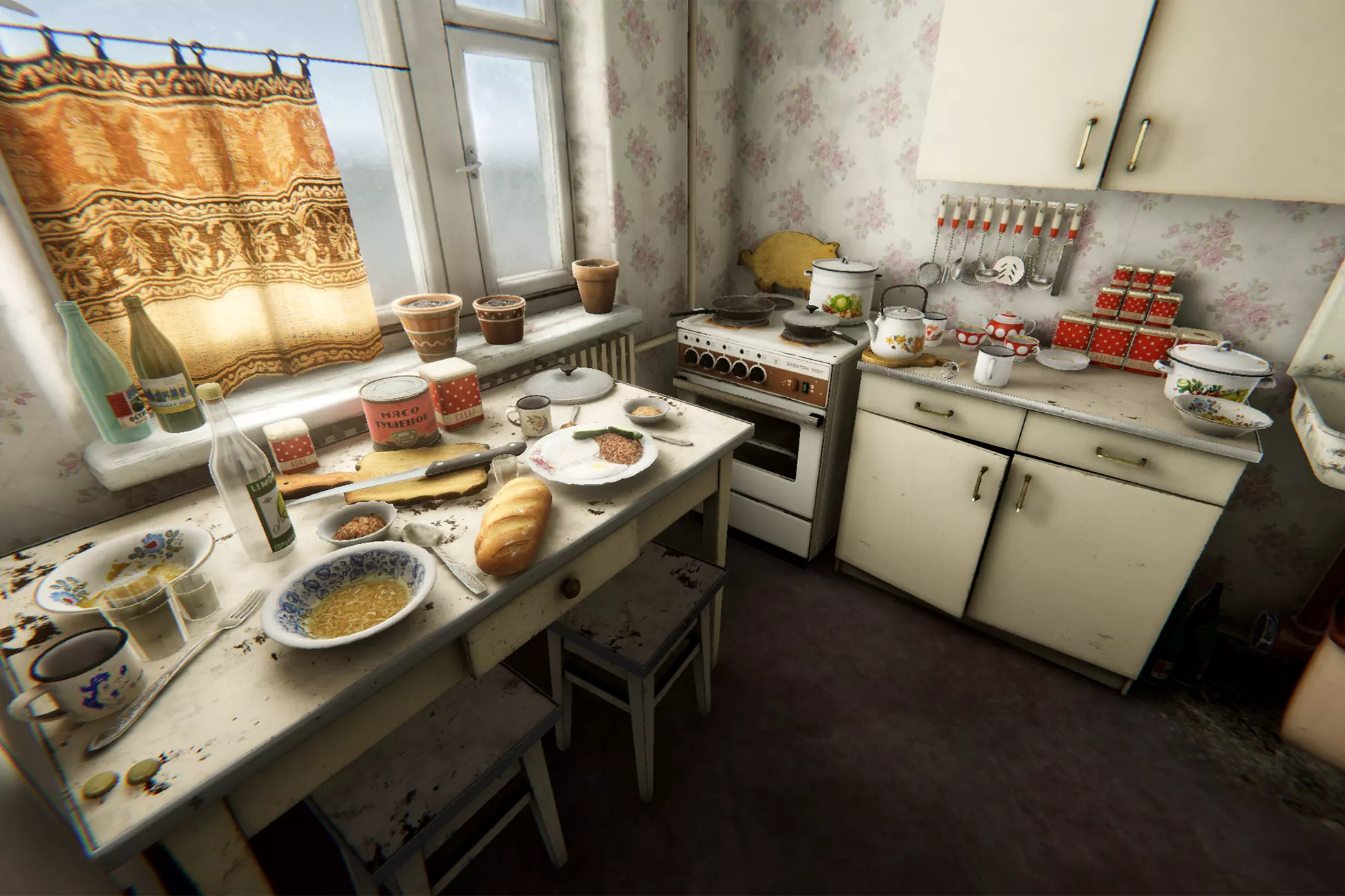 Kitchen Props Pack Unity Low-poly 3D model