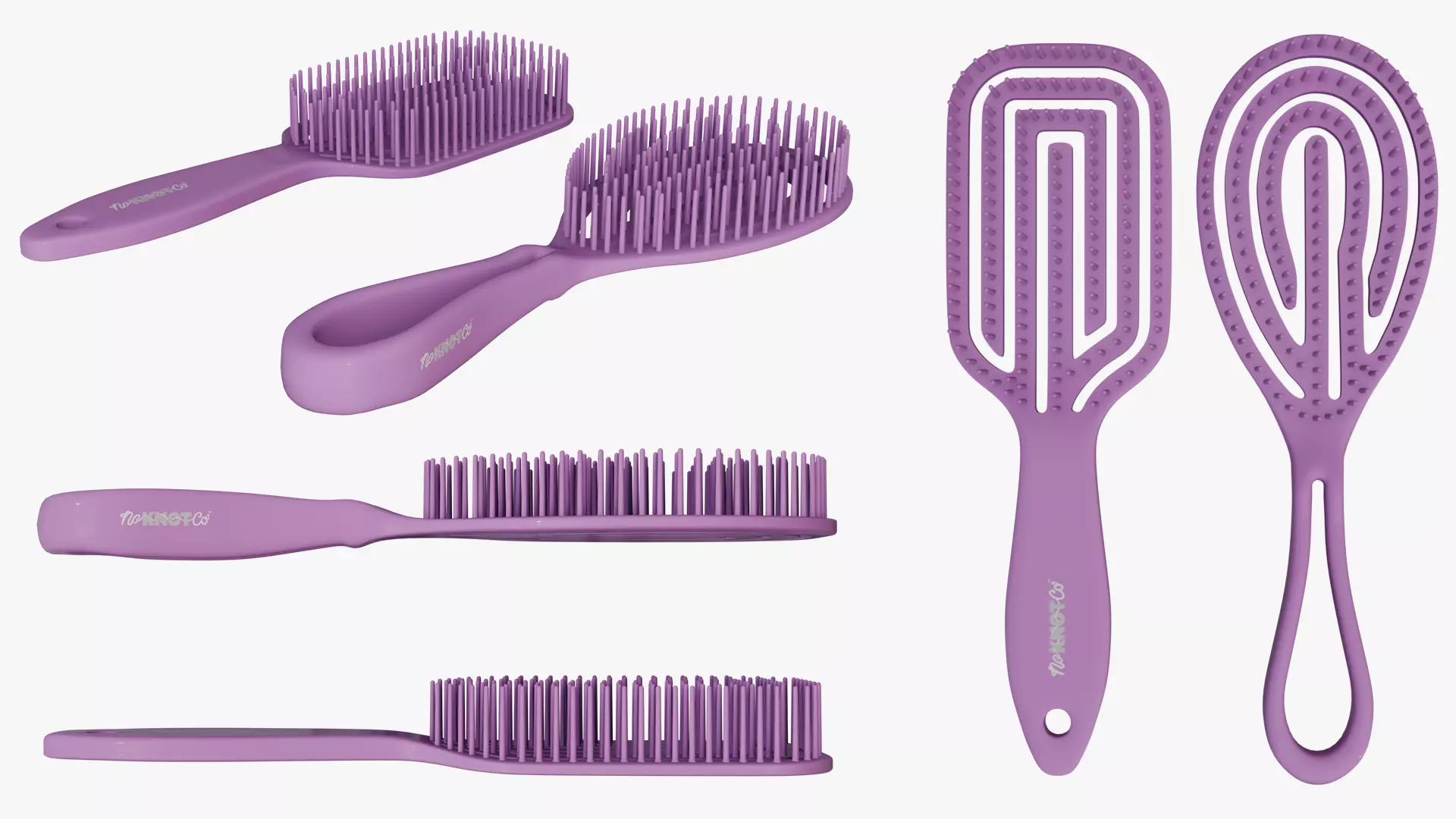 Detangling Hairbrush 3D model