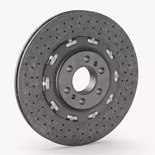 Carbon Ceramic Brake Disc 3D model 7