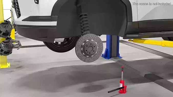 Carbon Ceramic Brake Disc 3D model 3