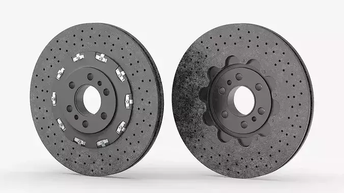 Carbon Ceramic Brake Disc 3D model
