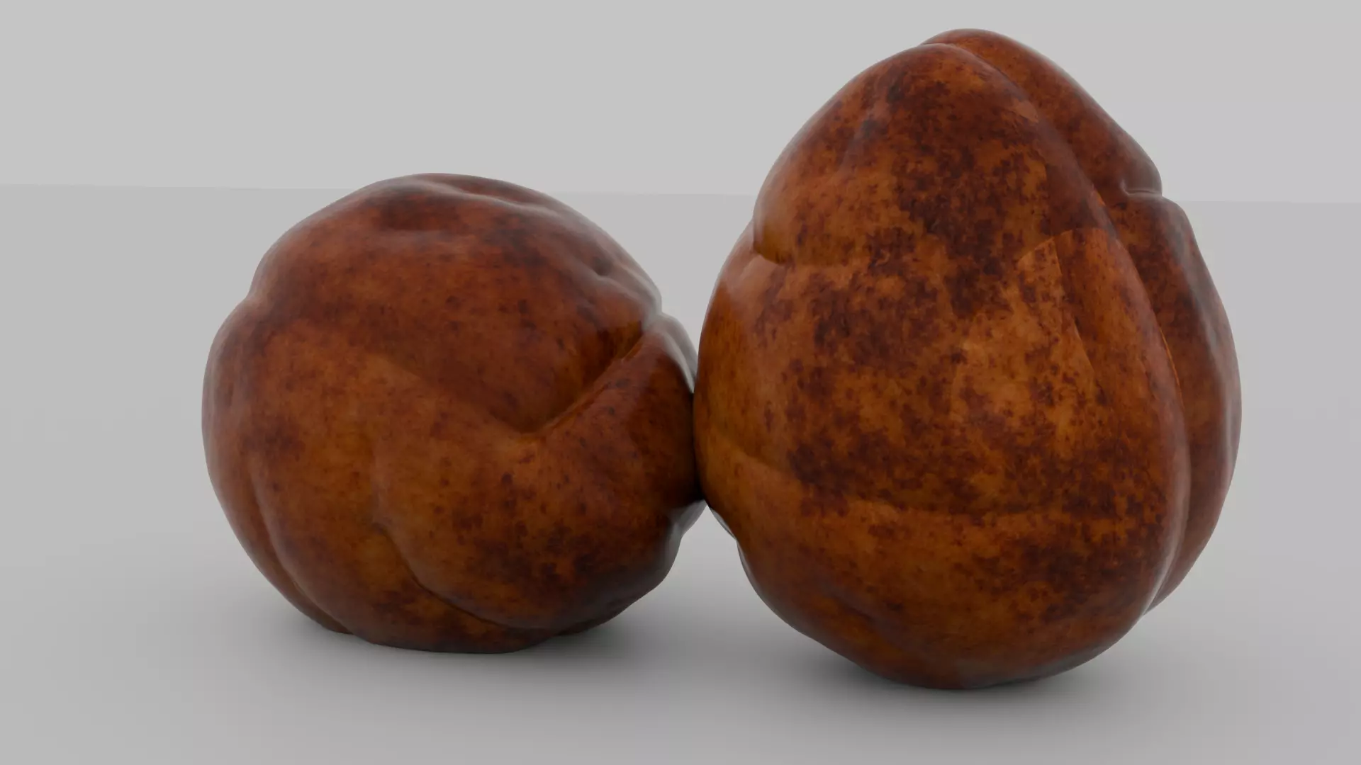 Realistic Avocado Seed 3D model