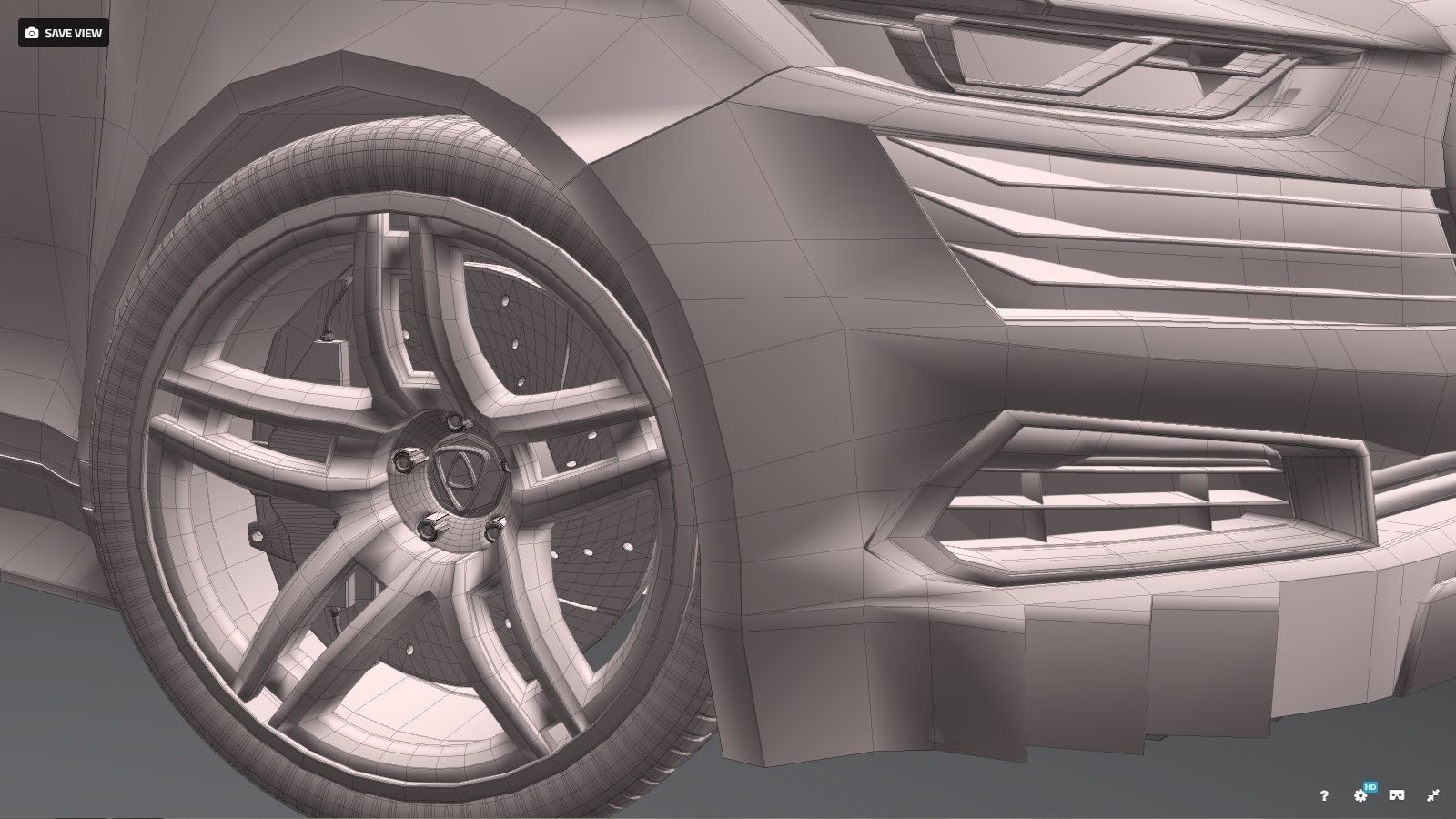 Affekta concept sport car tuning 2018 3D model_24