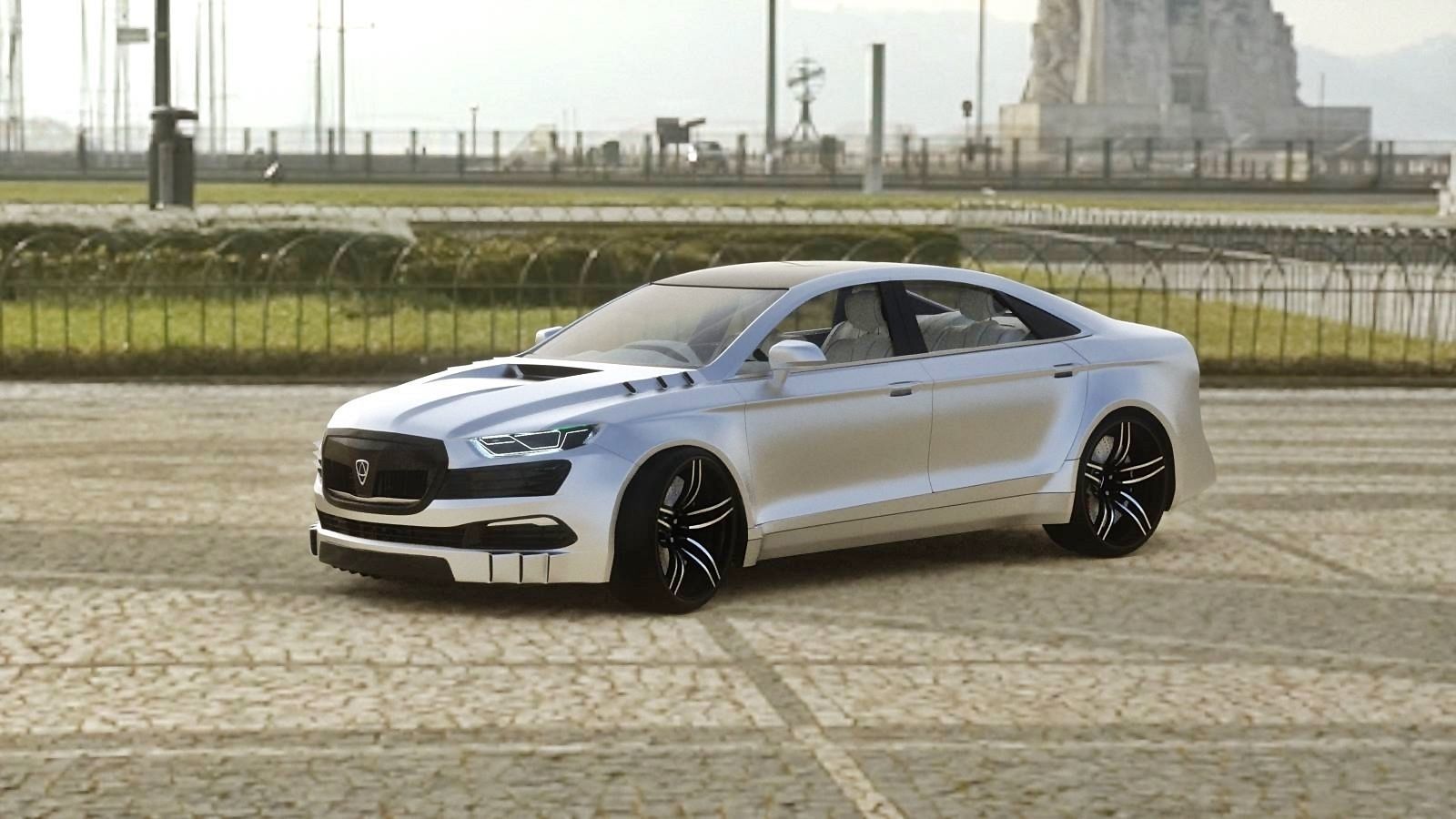 Affekta concept sport car tuning 2018 3D model_1