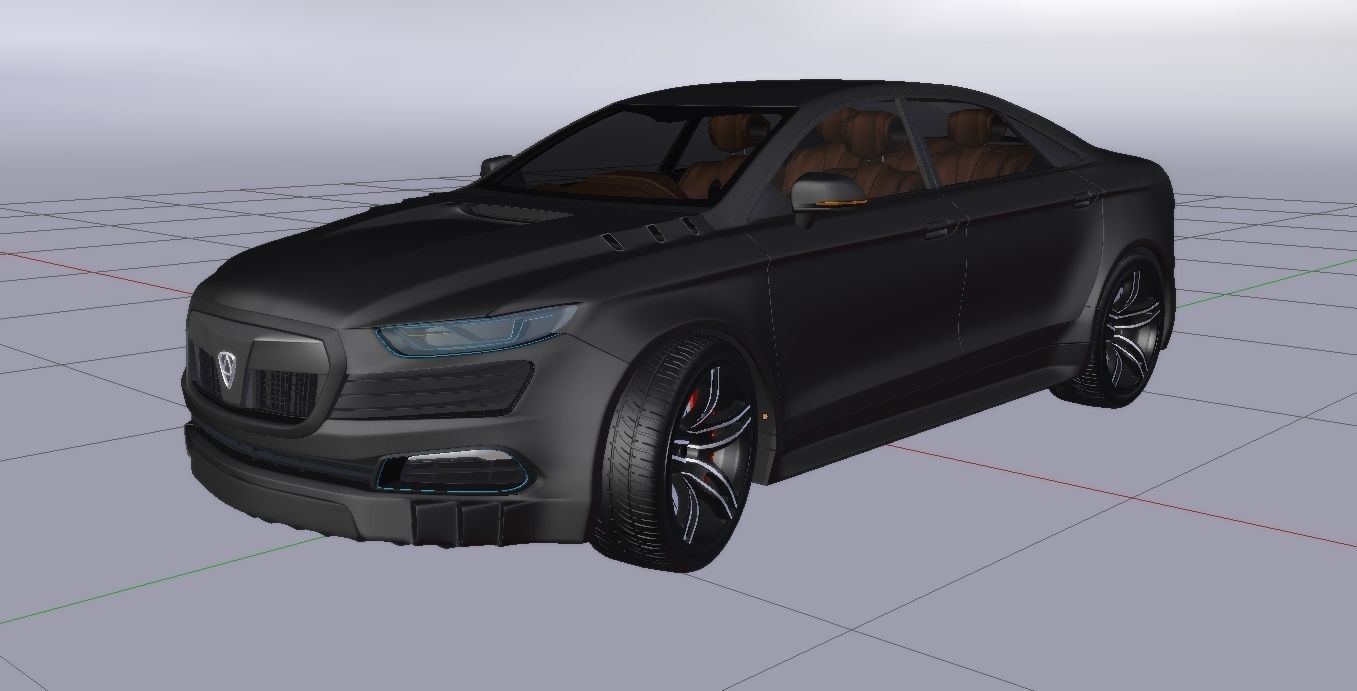 Affekta concept sport car tuning 2018 3D model_12