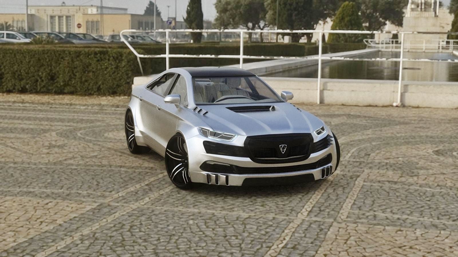 Affekta concept sport car tuning 2018 3D model_3