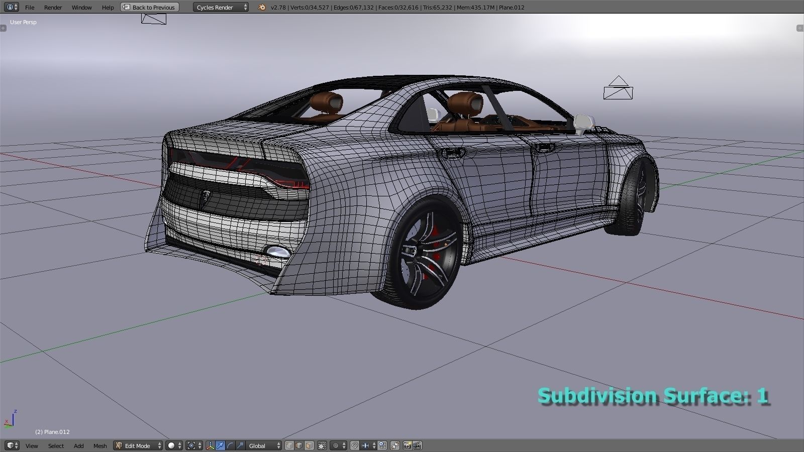 Affekta concept sport car tuning 2018 3D model_30