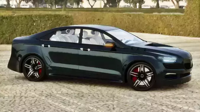 Affekta concept sport car tuning 2018 3D model