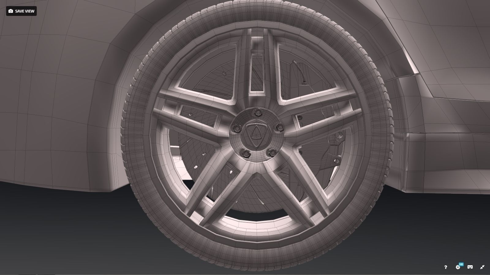 Affekta concept sport car tuning 2018 3D model_27