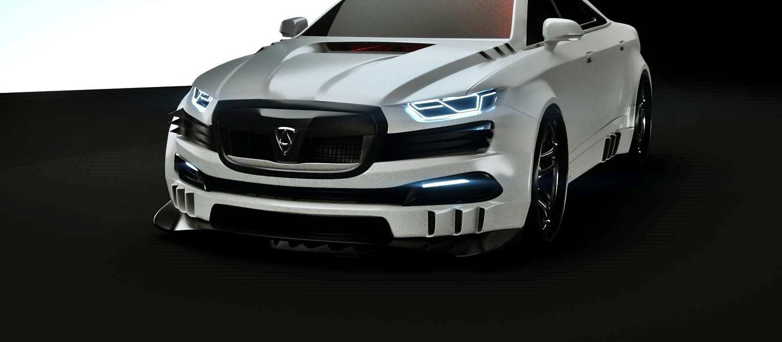 Affekta concept sport car tuning 2018 3D model_4