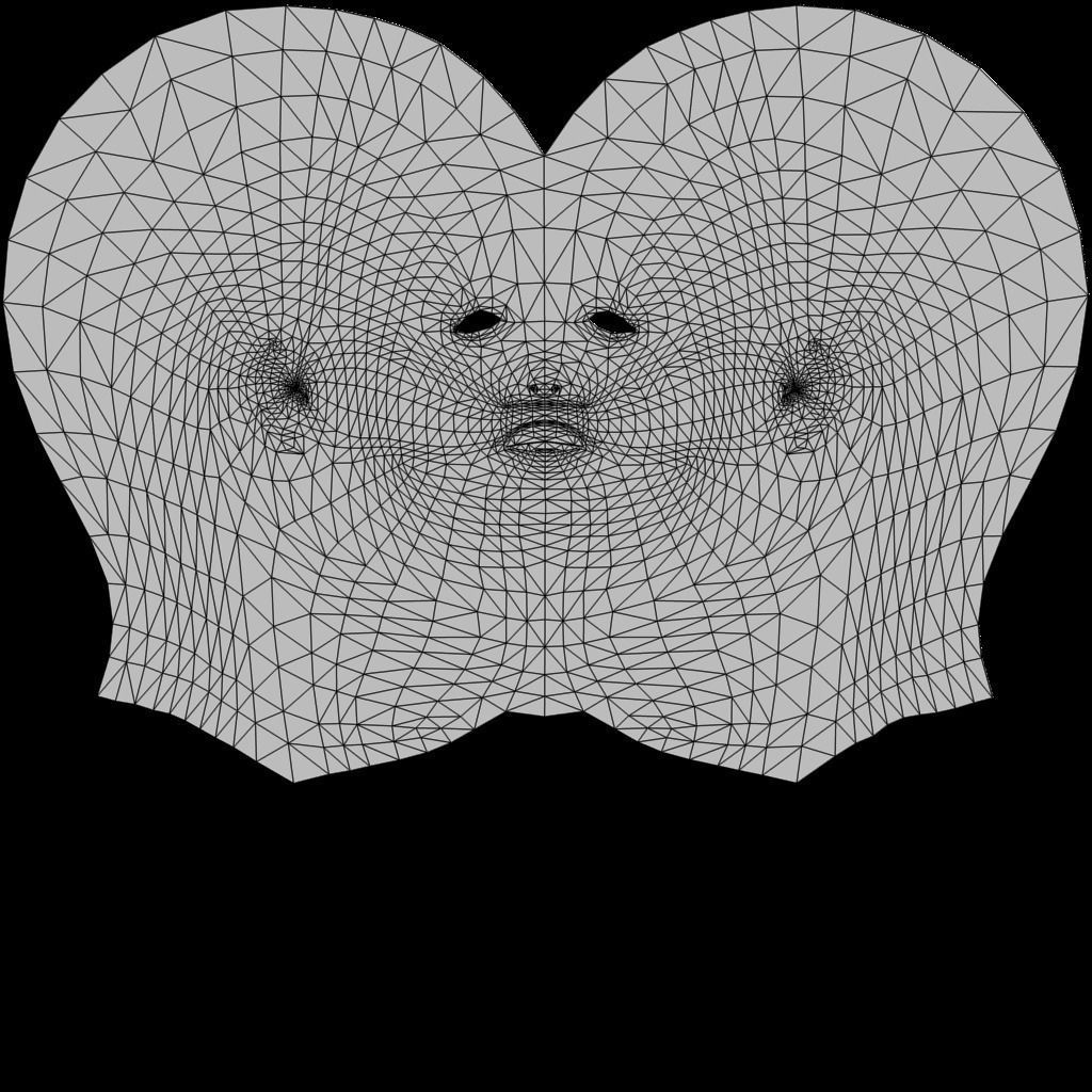 Human Character Base Pack Low-poly 3D model_14