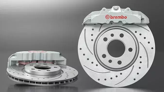 Brembo Performance Brake System 3D model 4