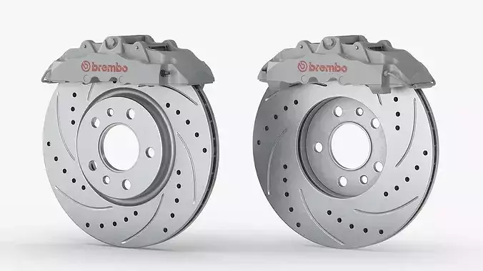Brembo Performance Brake System 3D model 6