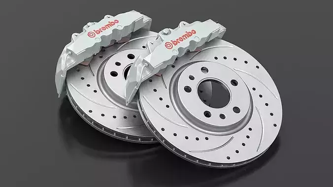 Brembo Performance Brake System 3D model 5