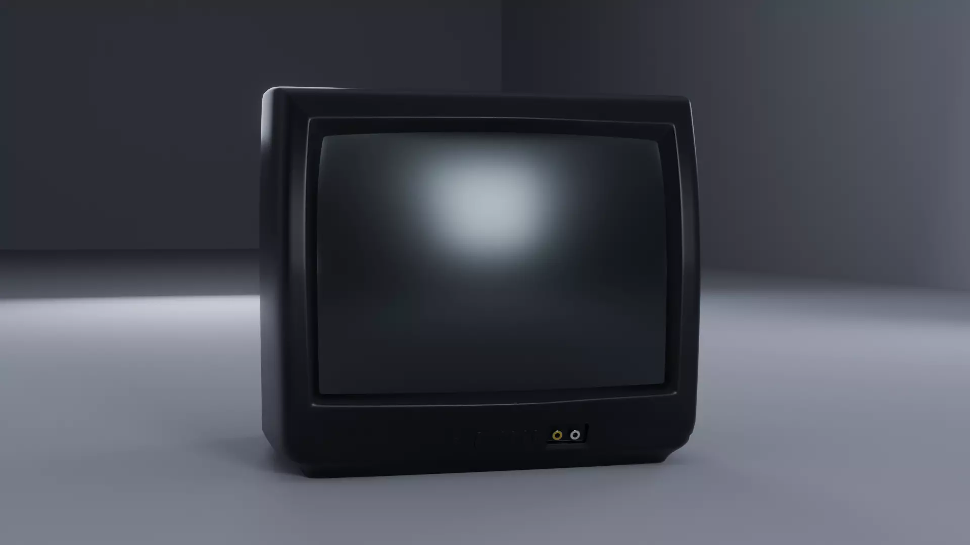 CRT TV 3D model