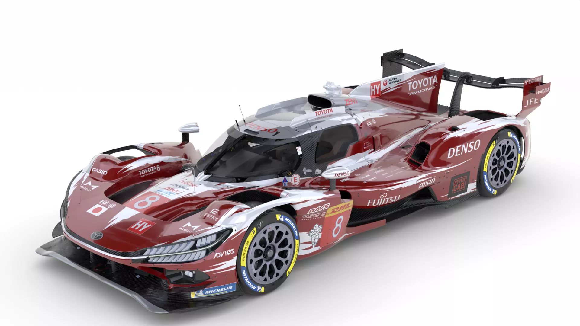 Toyota TR010 Hybrid 2026 WEC 3D model