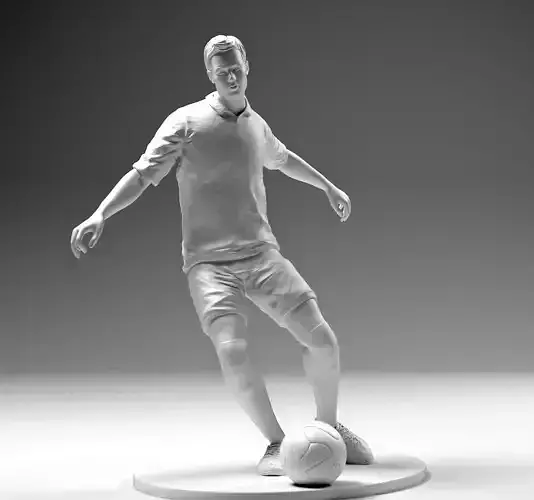 Footballer 02 Footstrike 03 Stl 3D print model