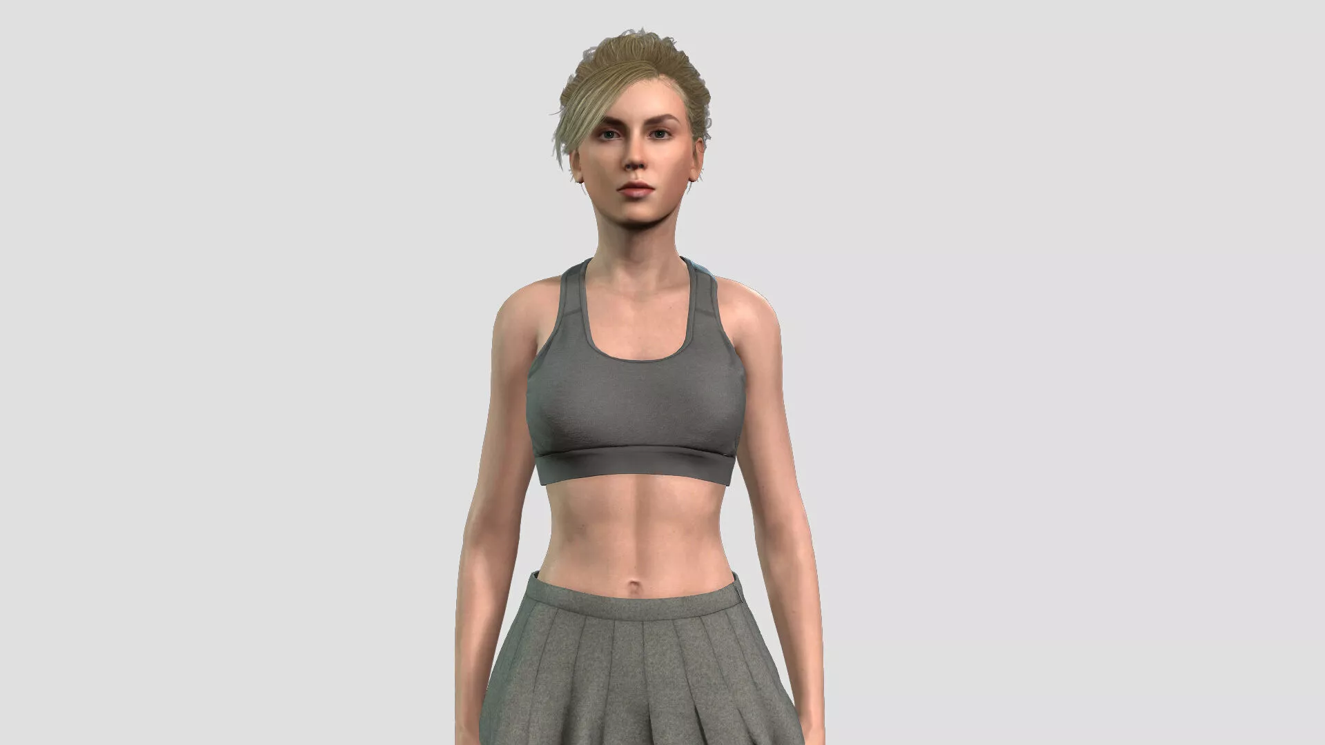 Premium Girl Character 3D model