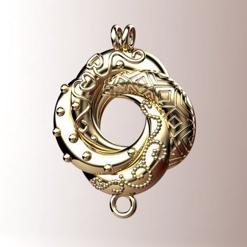 Algerian Love Knot necklace - inspired by James Bond movie 3D print model