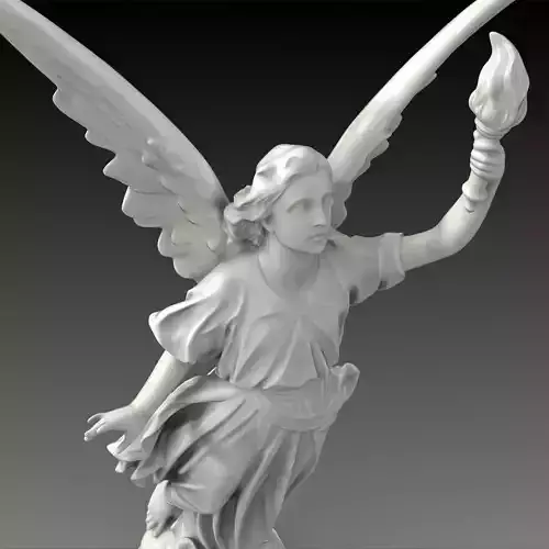 Lucy  A Christian Angel Statue Free 3D model