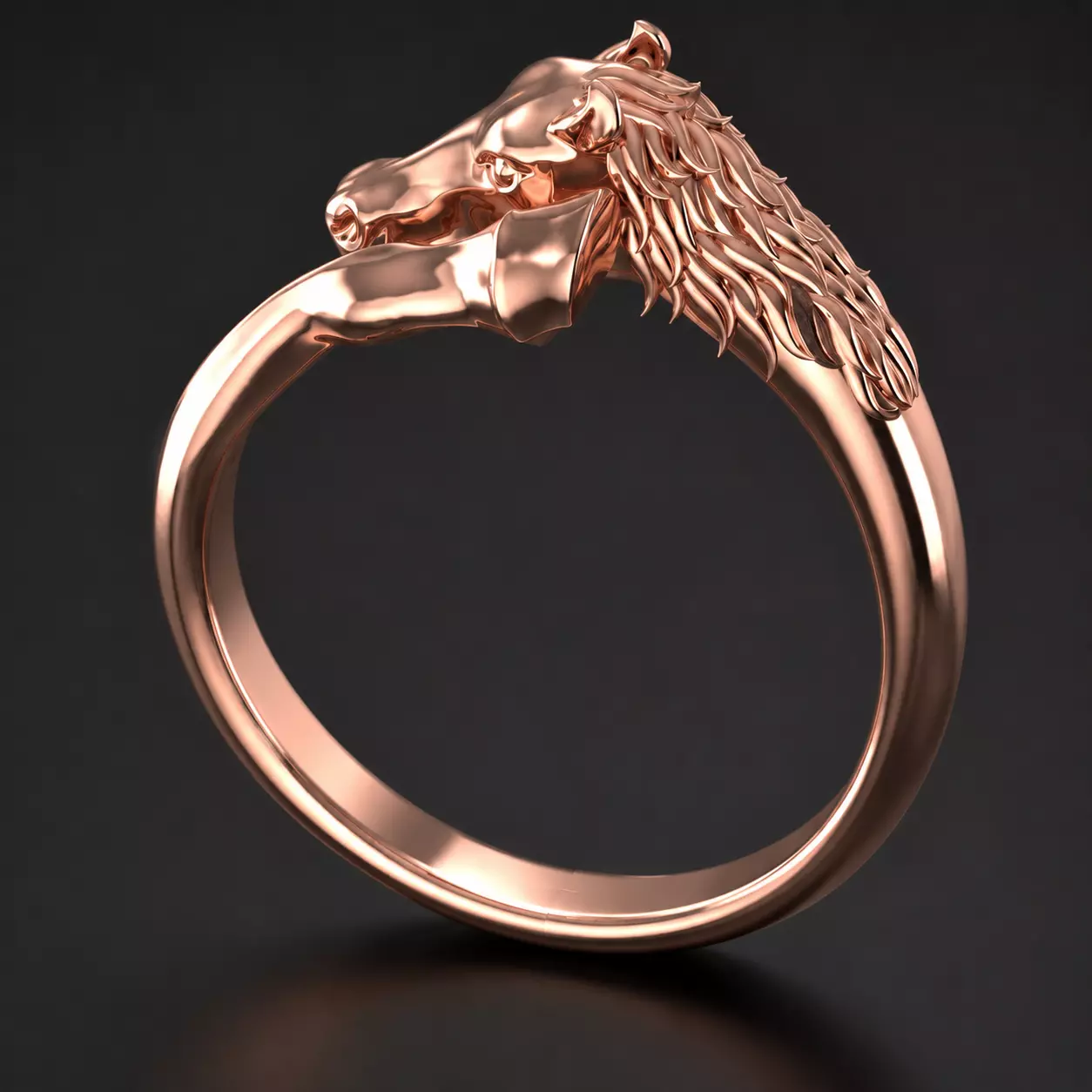 Horse Ring 3D Model 3D printing NOR0050 3D print model