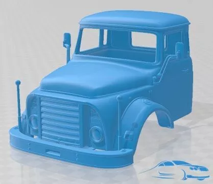 DAF Torpedo 1965 Cabin Truck Printable 3D print model